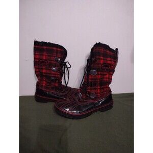 Red Rhino Marc Ecko Womens Size 9 Boots Faux Fur Lining